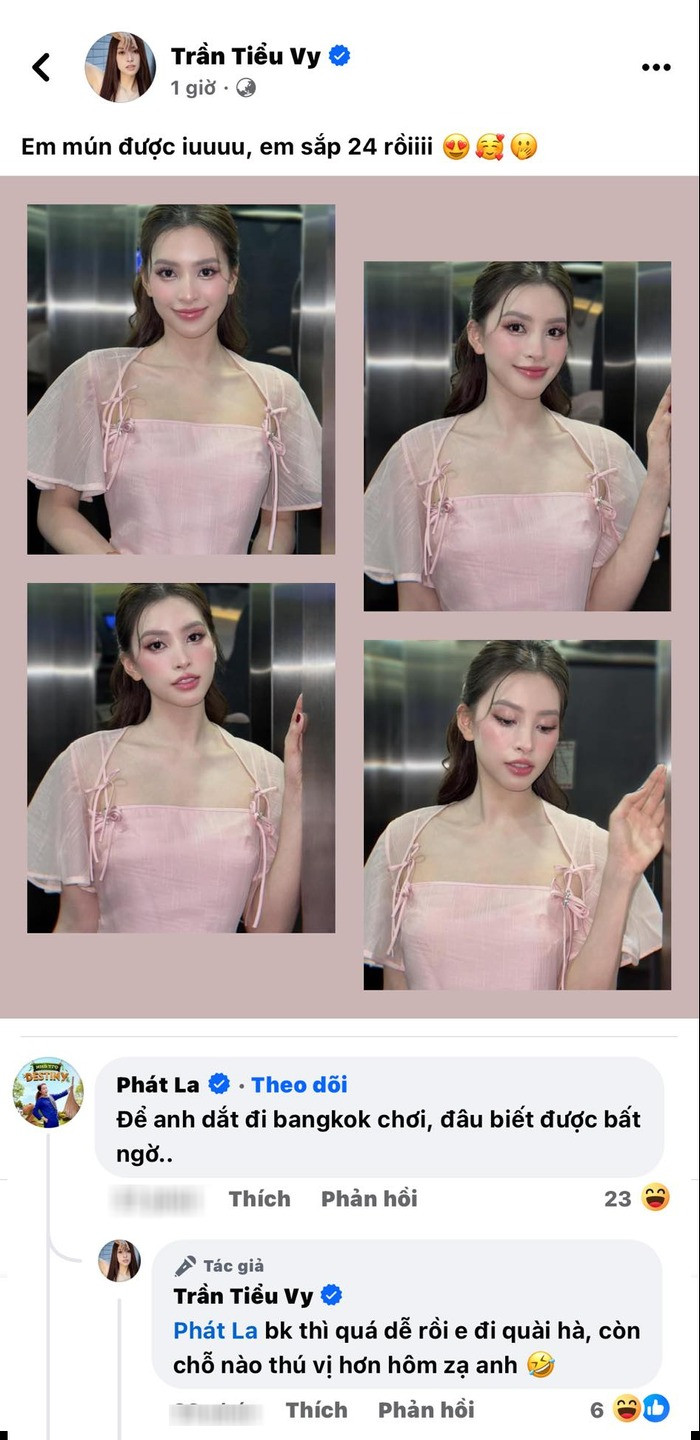 Phát La úp mở về tin đồn tình cảm của Tiểu Vy? Phát La úp mở về tin đồn tình cảm của Tiểu Vy?