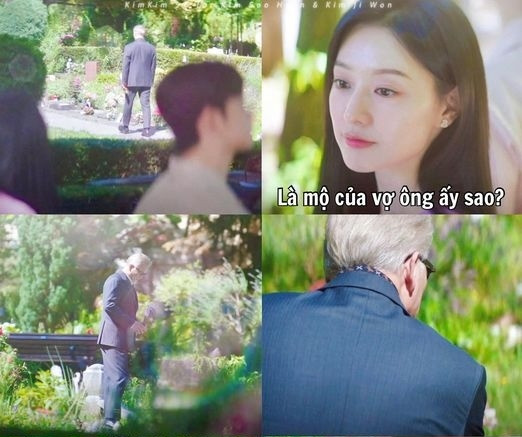 Hae In nhìn thấy ảo giác là một ông già đi thăm mộ vợ...