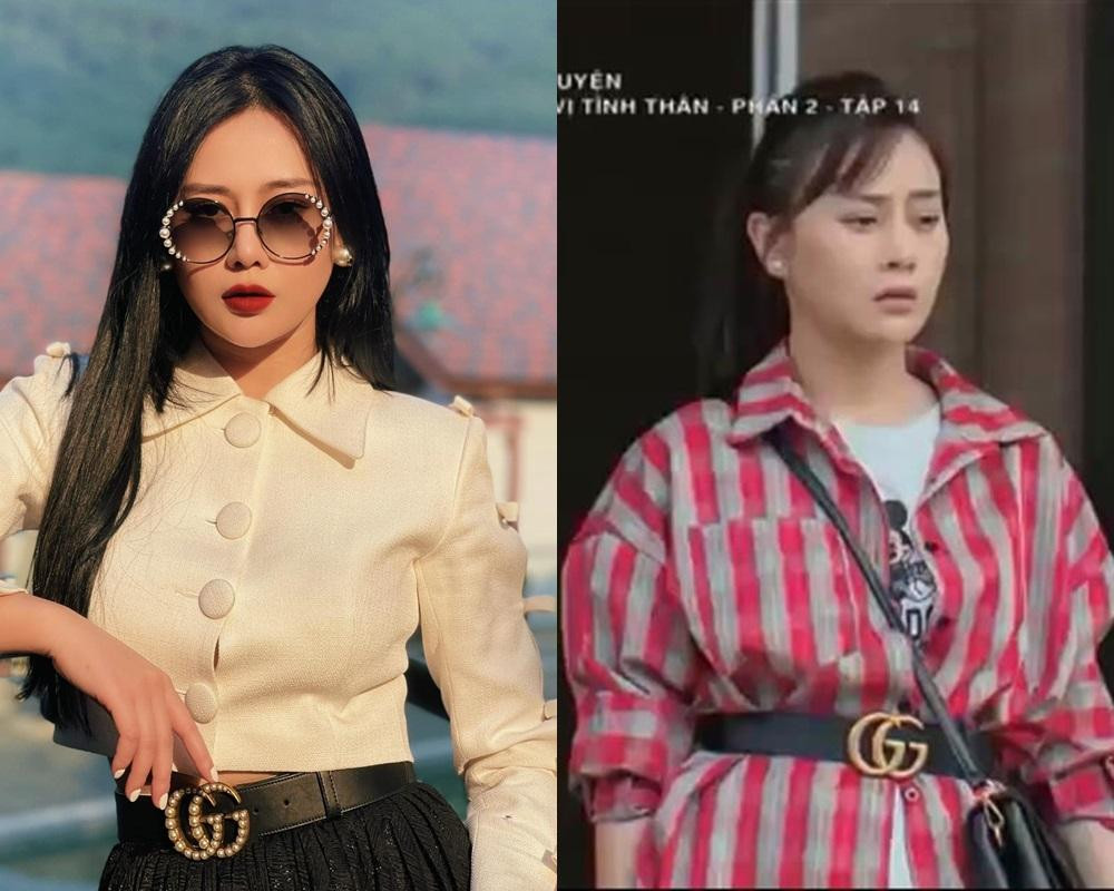 Phương Oanh thường bị cư dân mạng so sánh ảnh trong phim - ngoài đời. Phương Oanh thường bị cư dân mạng so sánh ảnh trong phim - ngoài đời.