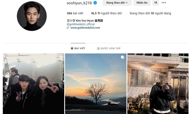 Ba tấm ảnh mới nhất trên trang cá nhân của nam diễn viên. Ba tấm ảnh mới nhất trên trang cá nhân của nam diễn viên.