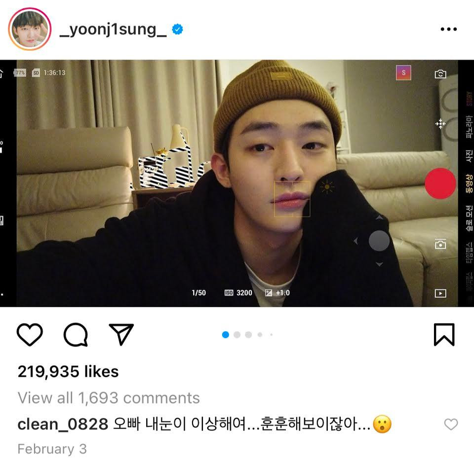 Kim Sejeong rất chăm bình luận trên Instagram của Yoon Jisung Kim Sejeong rất chăm bình luận trên Instagram của Yoon Jisung