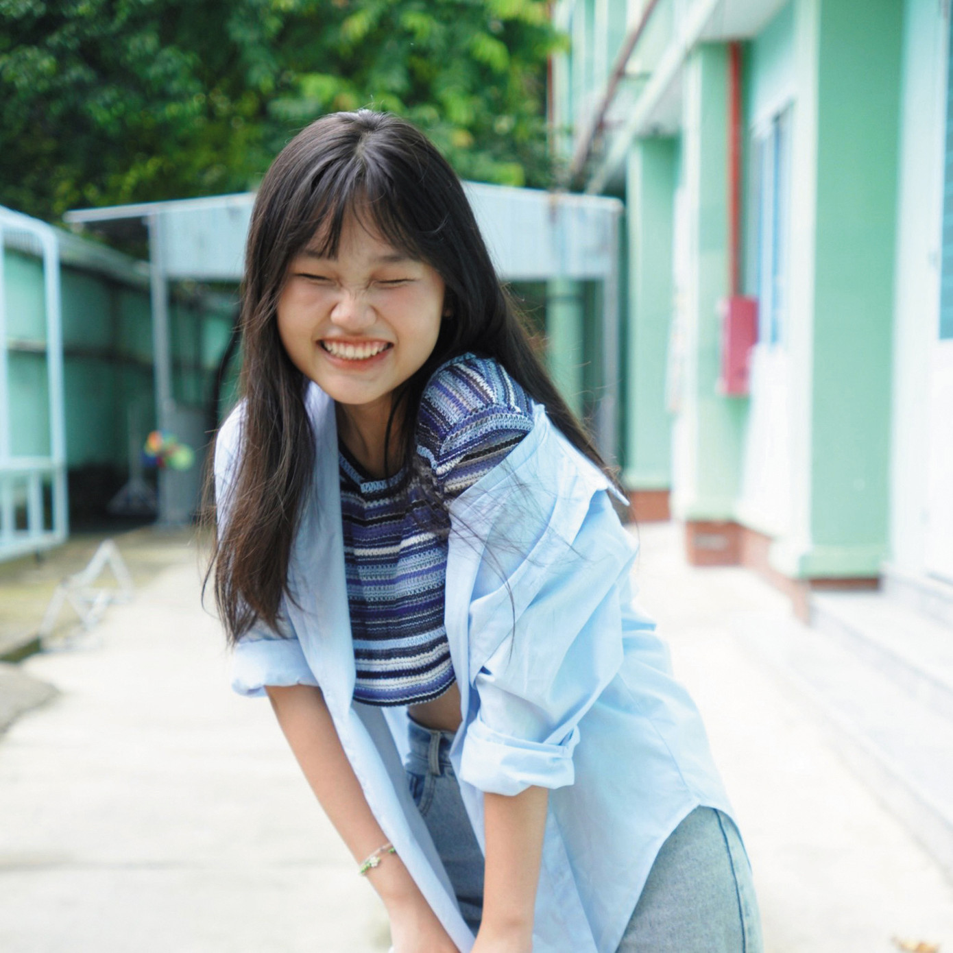 Bạn Ý Anh vẫn đang thấy khá chênh vênh với hình thức thi mới. Bạn Ý Anh vẫn đang thấy khá chênh vênh với hình thức thi mới.