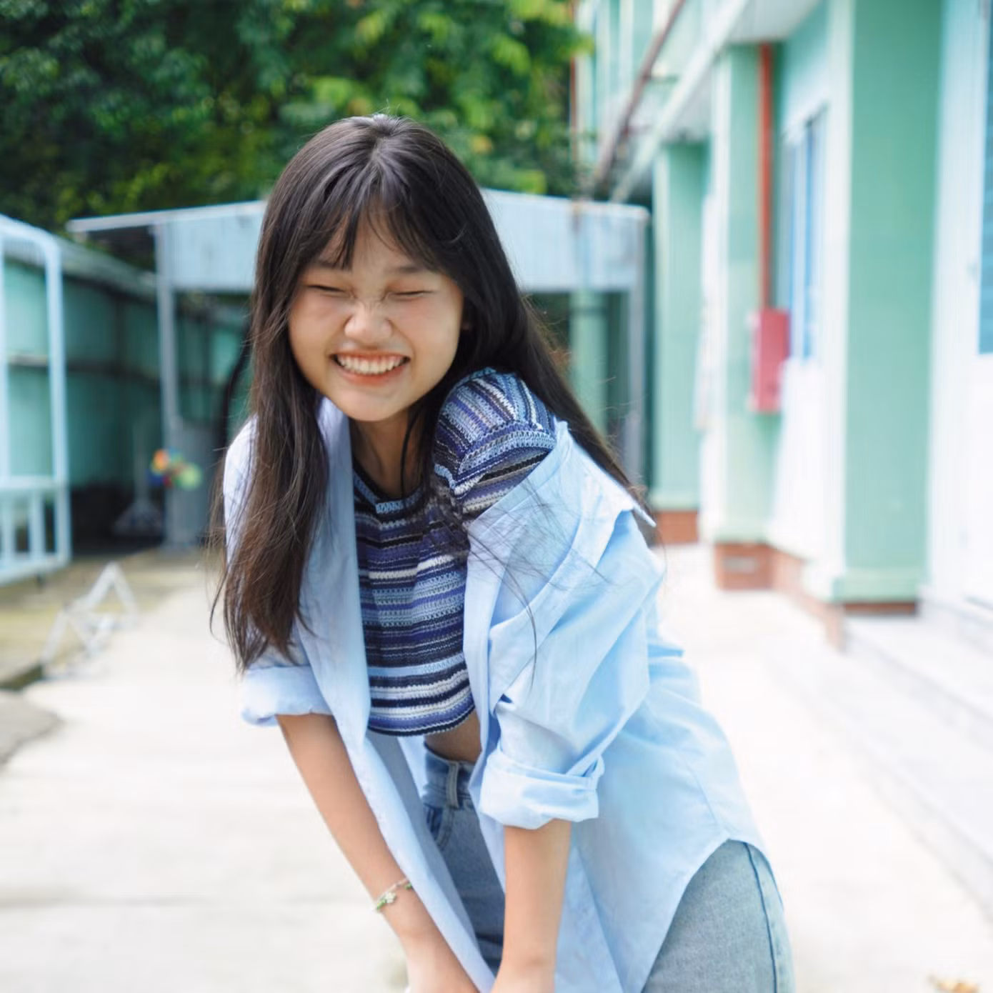 Bạn Ý Anh vẫn đang thấy khá chênh vênh với hình thức thi mới.