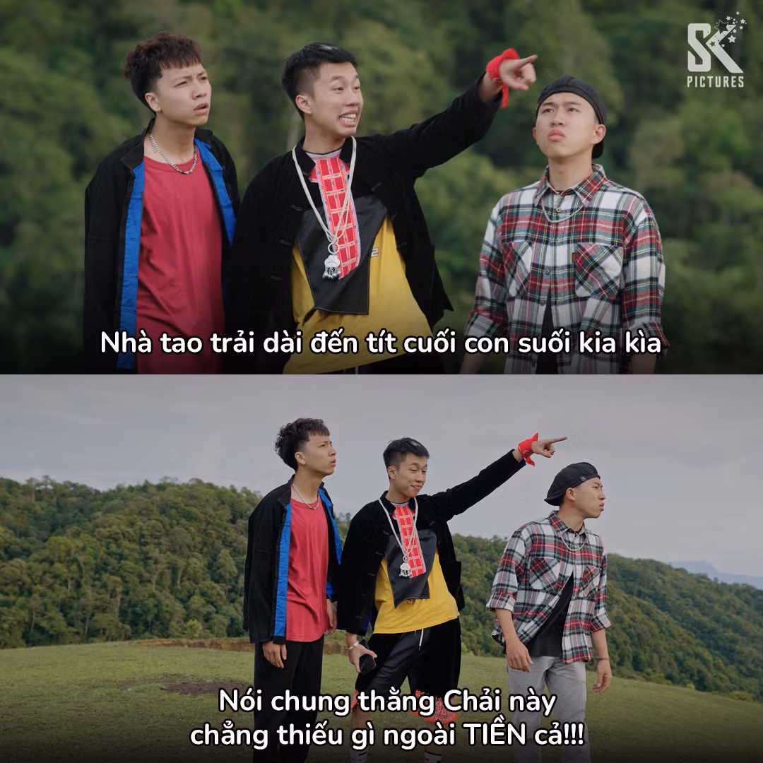 Chải có những màn khoe giàu vô cùng dễ thương khiến khán giả cười thả ga.