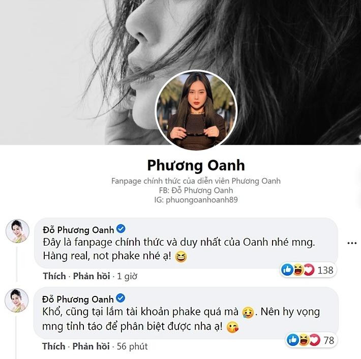 Nữ diễn viên bức xúc khi có nhiều fanpage giả mạo tên cô.