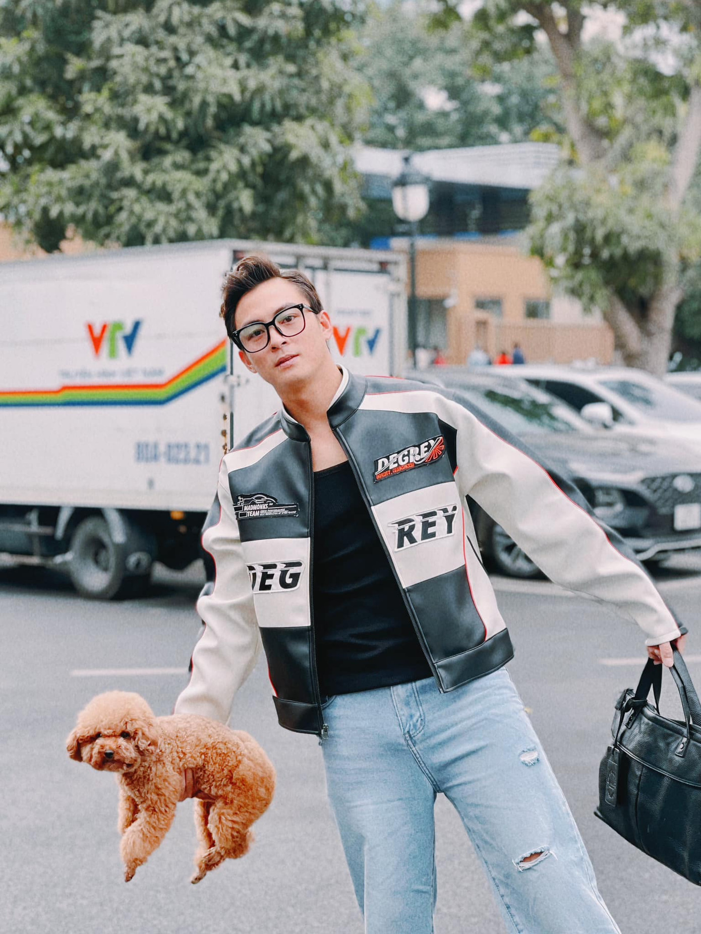 Lãnh Thanh ra Bắc đóng phim VTV.