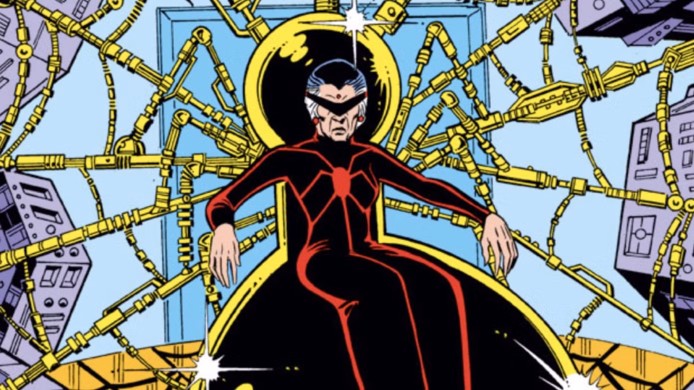 Madame Web trong truyện tranh là một bà già.