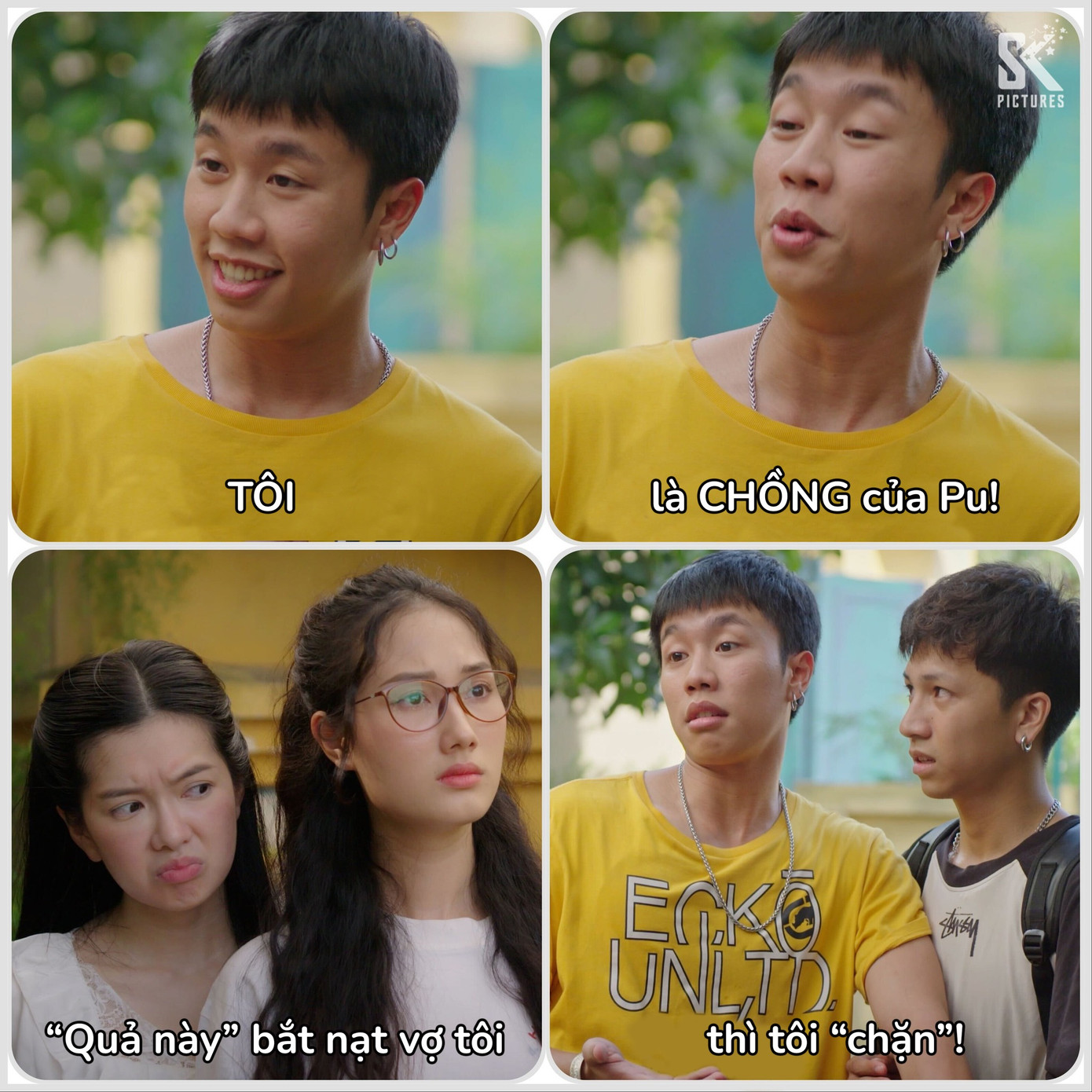 Chải vẫn một lòng một dạ quan tâm đến Pu.