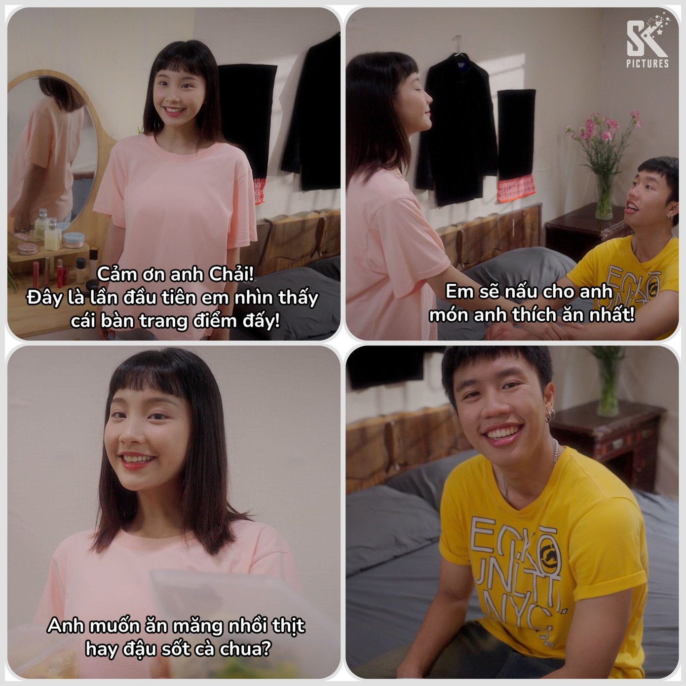 Chải lúc nào cũng mơ mộng về tương lai ngọt ngào bên Pu.