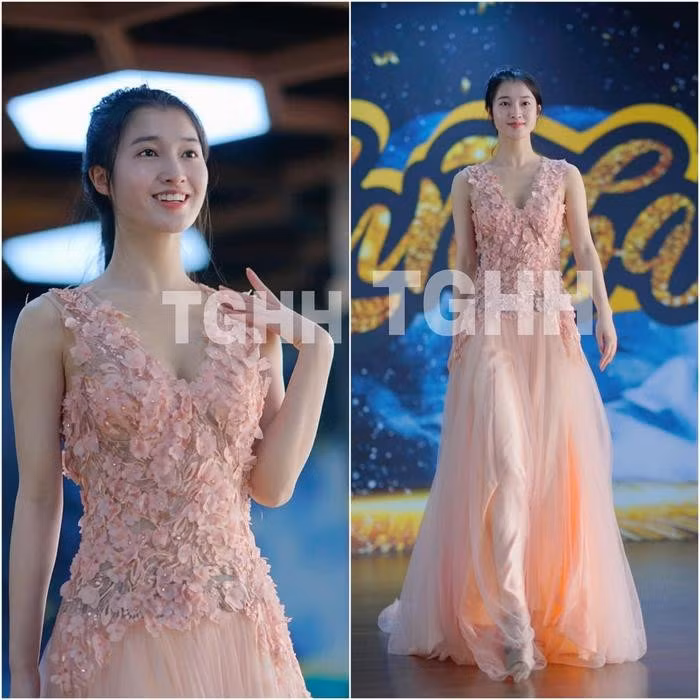 Netizen cho rằng đây là váy dạ hội Phương Nhi mang đến Miss International 2023.