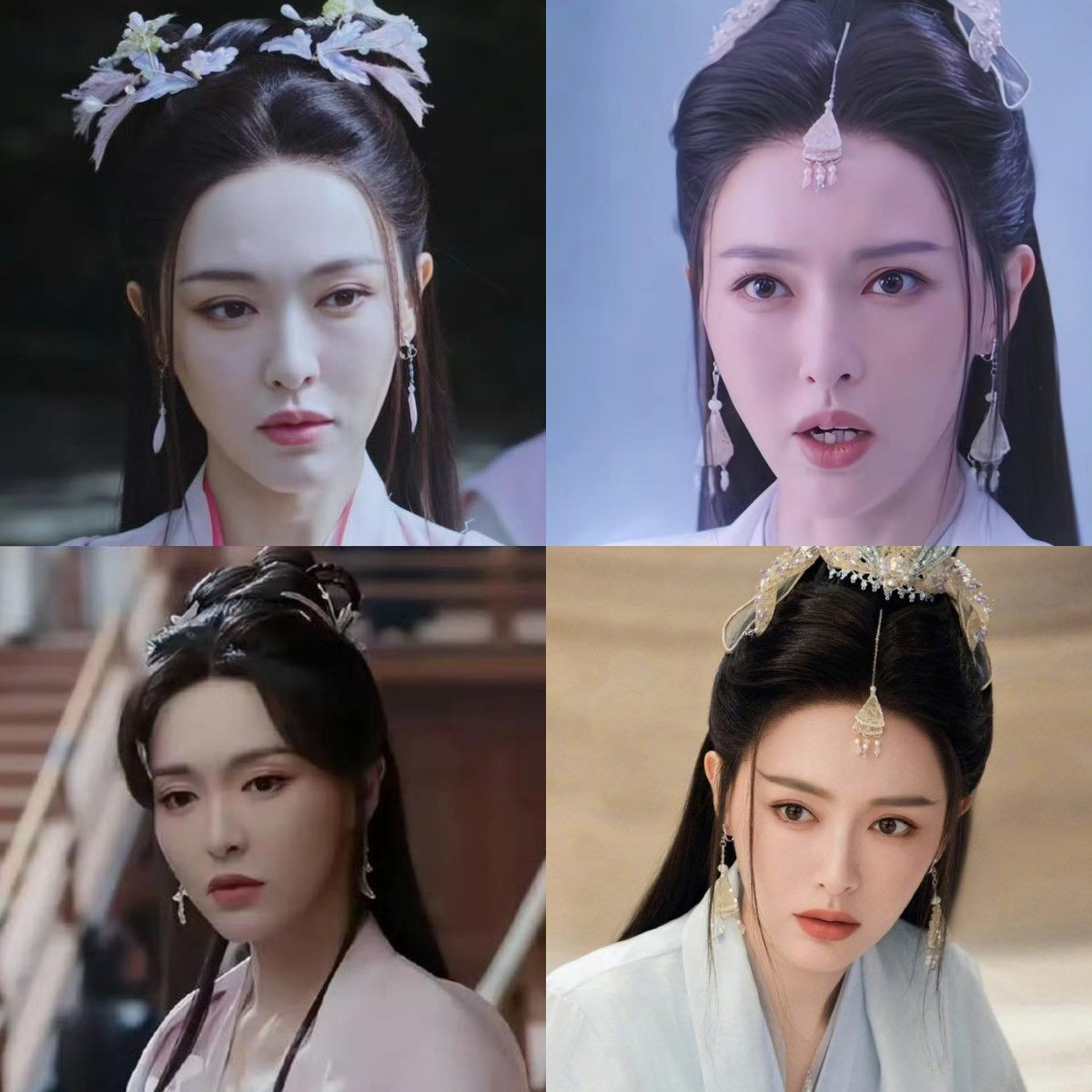 Đường Yên lộ diện mạo già dặn dù đang đóng vai thiếu nữ đôi mươi.