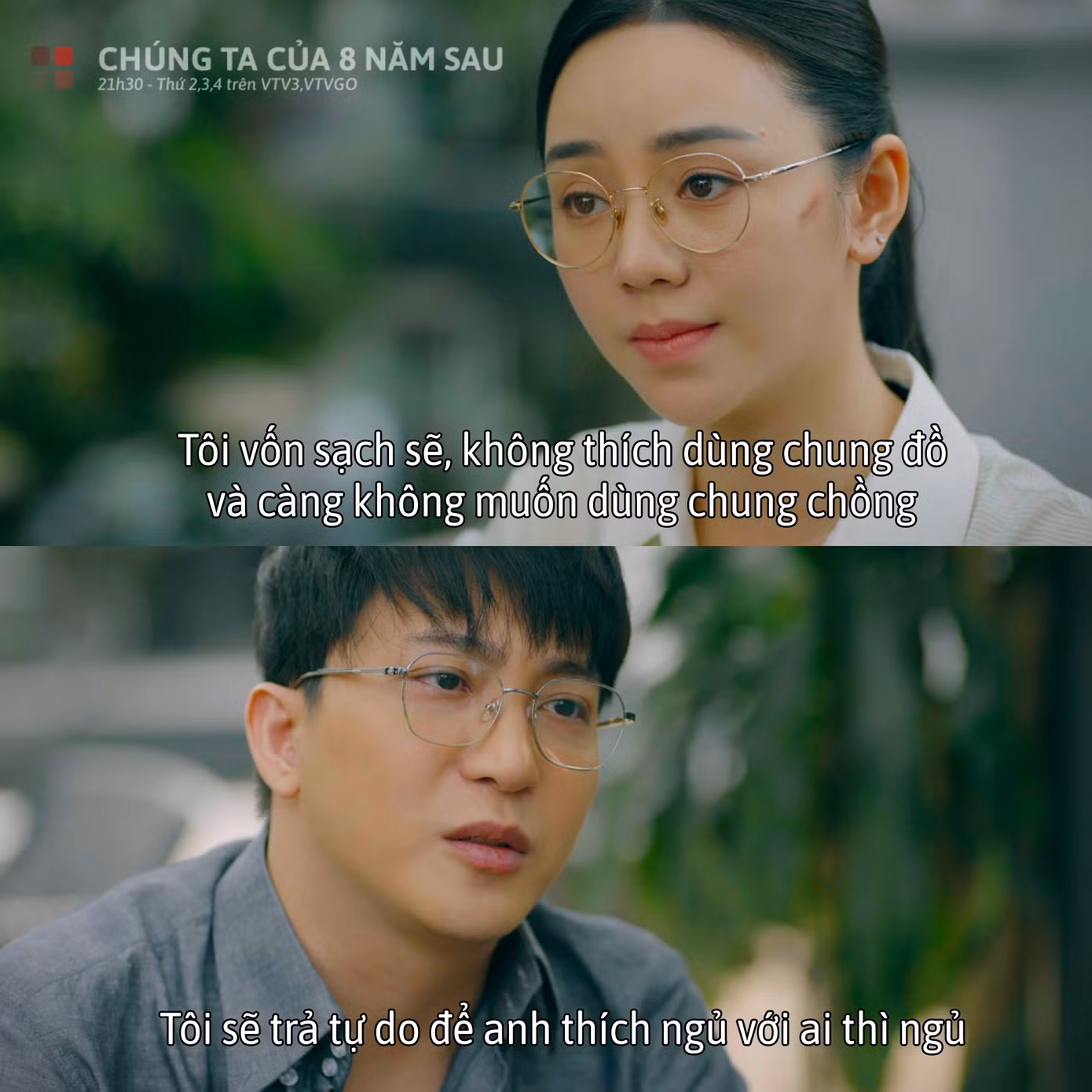 Nguyệt đã bật chế độ quyết tâm chia tay.