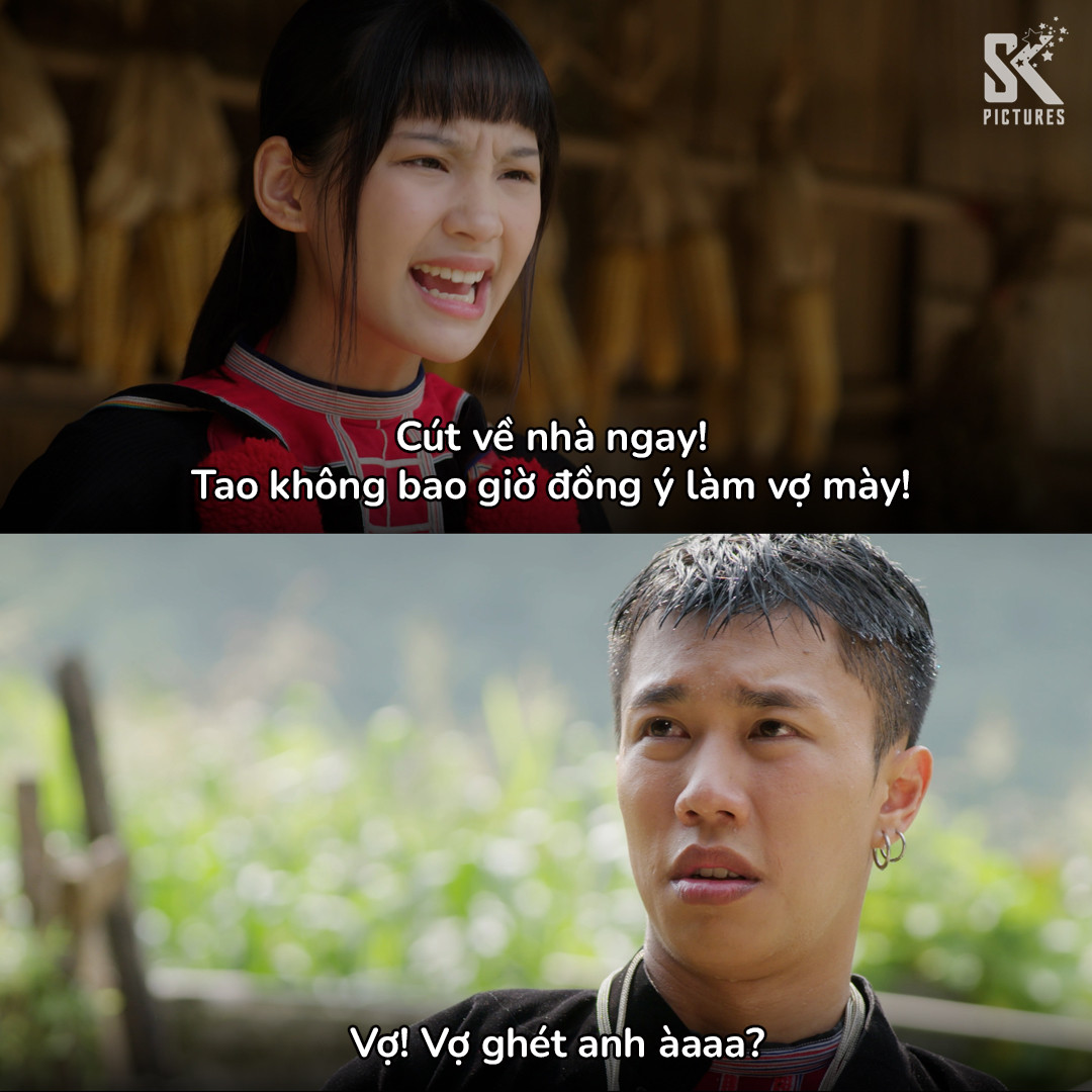 Chuyện tình "oan gia ngõ hẹp" của Chải và Pu khiến khán giả thích thú.