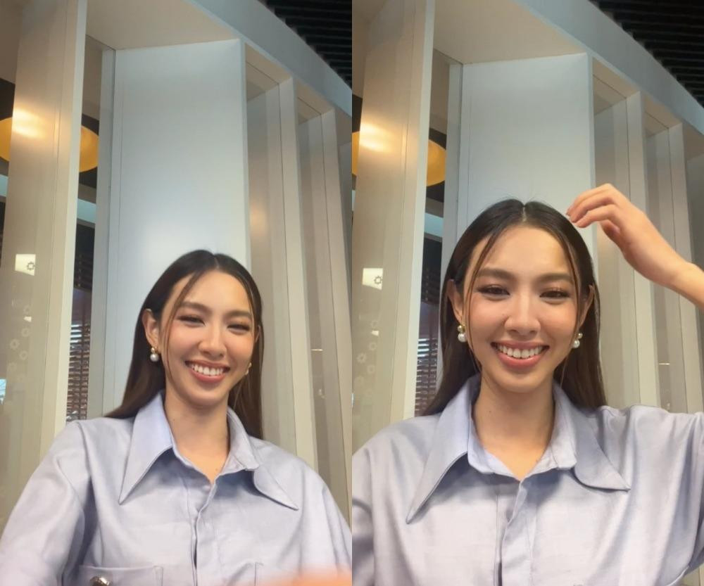 Thùy Tiên cười rạng rỡ khi được "đẩy thuyền" với Quang Linh