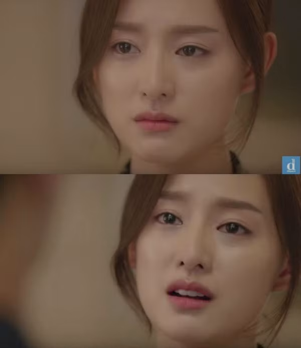 So với cảnh khóc trong Hậu Duệ Mặt Trời thì Ji Won tiến bộ rất nhiều.