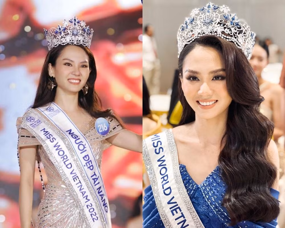 Hoa hậu Mai Phương thăng hạng nhan sắc thấy rõ chỉ sau có một đêm nhờ được trang điểm, làm tóc chỉn chu hơn. Hoa hậu Mai Phương thăng hạng nhan sắc thấy rõ chỉ sau có một đêm nhờ được trang điểm, làm tóc chỉn chu hơn.