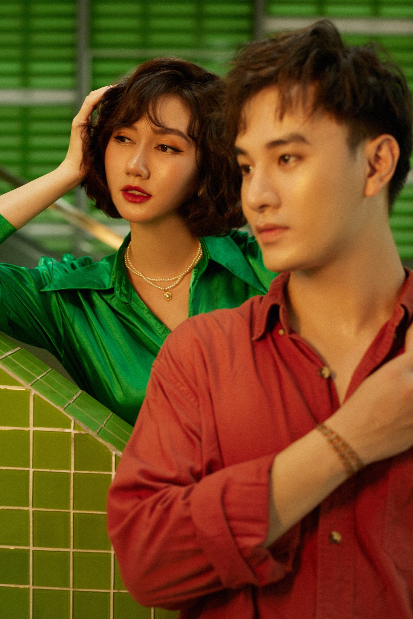 Hai người từng chụp một bộ ảnh tình cảm, nhưng chỉ nhằm mục đích PR phim. Hai người từng chụp một bộ ảnh tình cảm, nhưng chỉ nhằm mục đích PR phim.