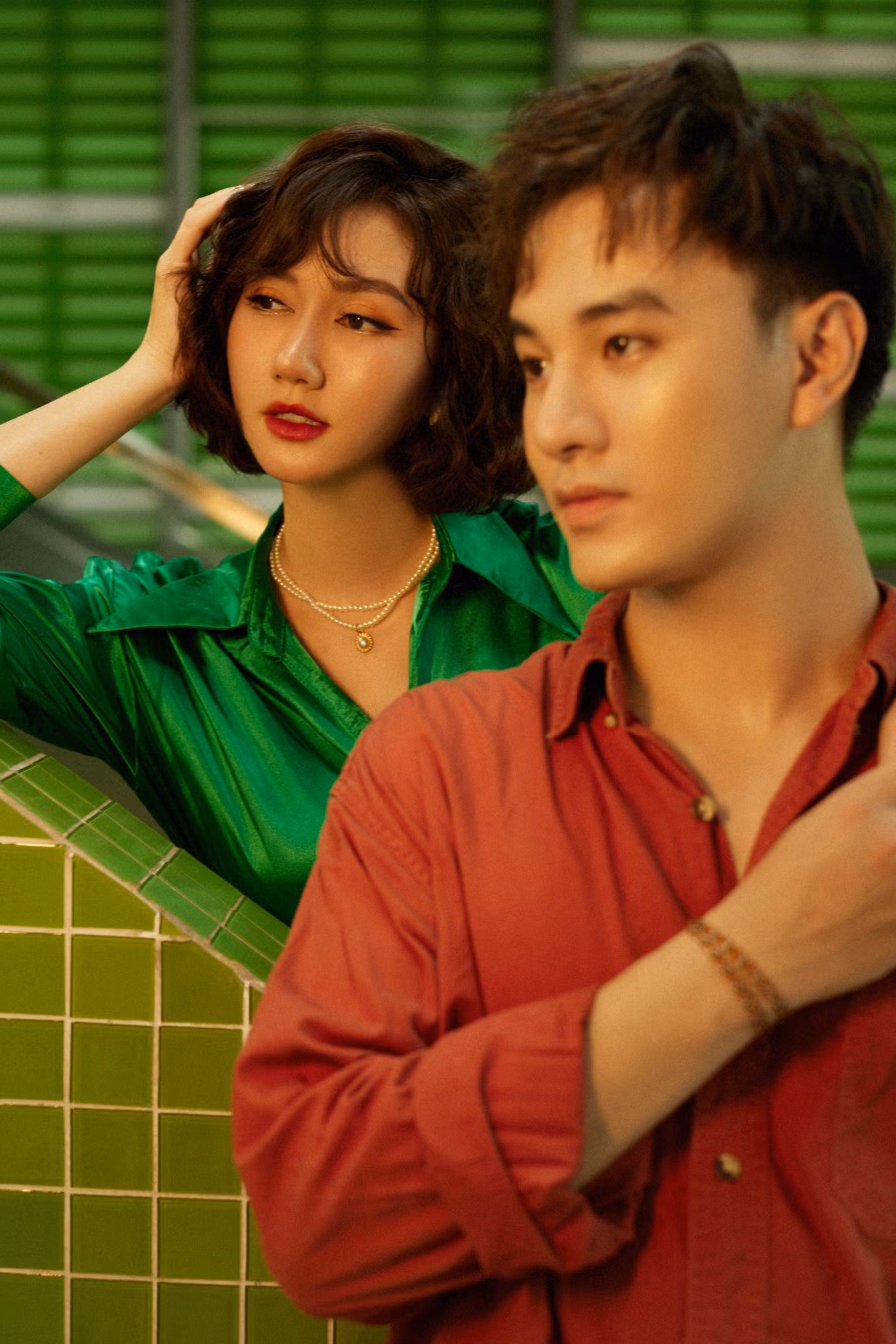 Hai người từng chụp một bộ ảnh tình cảm, nhưng chỉ nhằm mục đích PR phim.