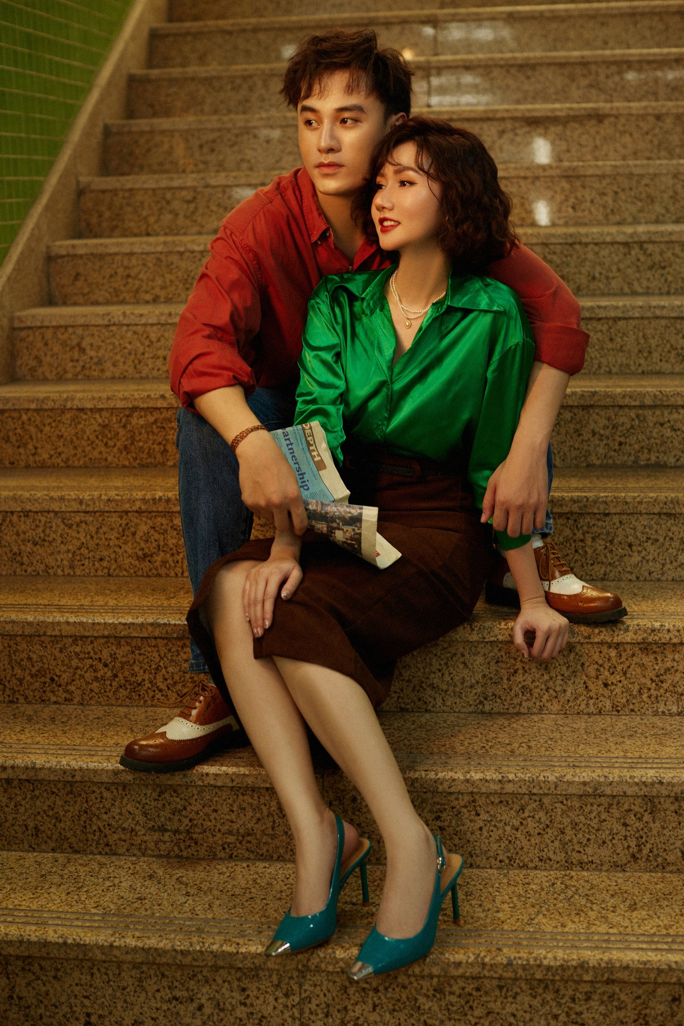 Hai người từng chụp một bộ ảnh tình cảm, nhưng chỉ nhằm mục đích PR phim. Hai người từng chụp một bộ ảnh tình cảm, nhưng chỉ nhằm mục đích PR phim.