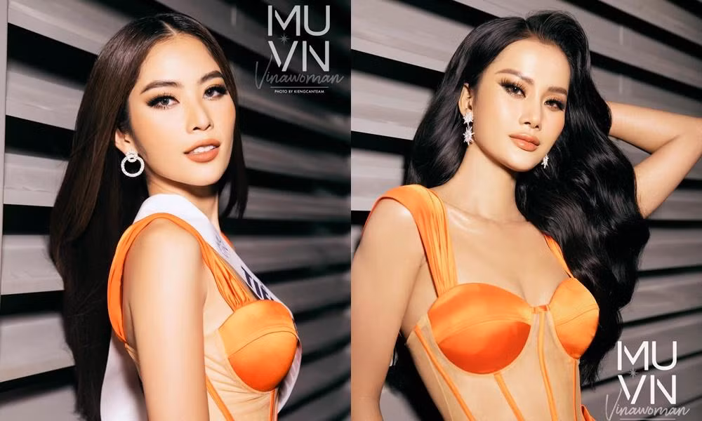 Hai người đẹp đổ lỗi cho phần âm thanh bị trục trặc khiến phần trả lời kém trôi chảy