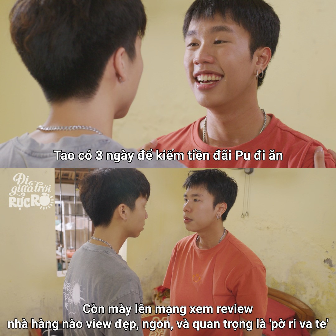 Pu lần đầu hẹn Chải đi ăn. Pu lần đầu hẹn Chải đi ăn.