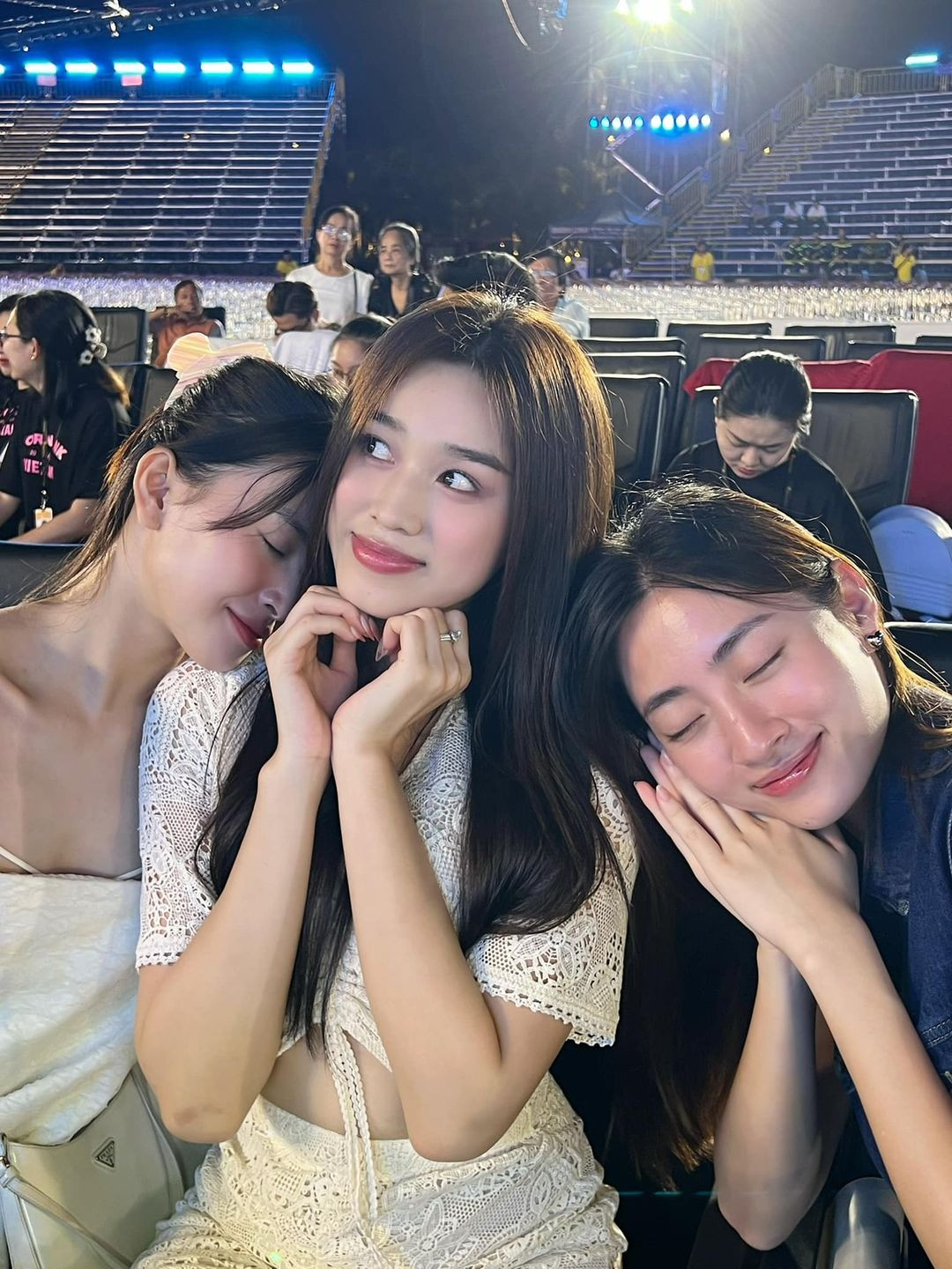 Ba nàng hậu làm giám khảo ở Miss World Vietnam 2023.