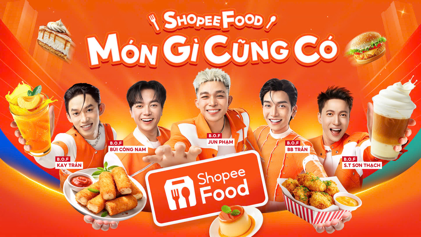 ShopeeFood x B.O.F mang đến bữa tiệc ẩm thực hấp dẫn, vừa ngon mắt lại vừa đã tai.