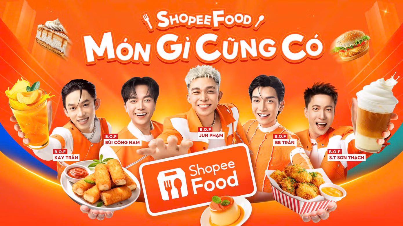 ShopeeFood x B.O.F mang đến bữa tiệc ẩm thực hấp dẫn, vừa ngon mắt lại vừa đã tai.
