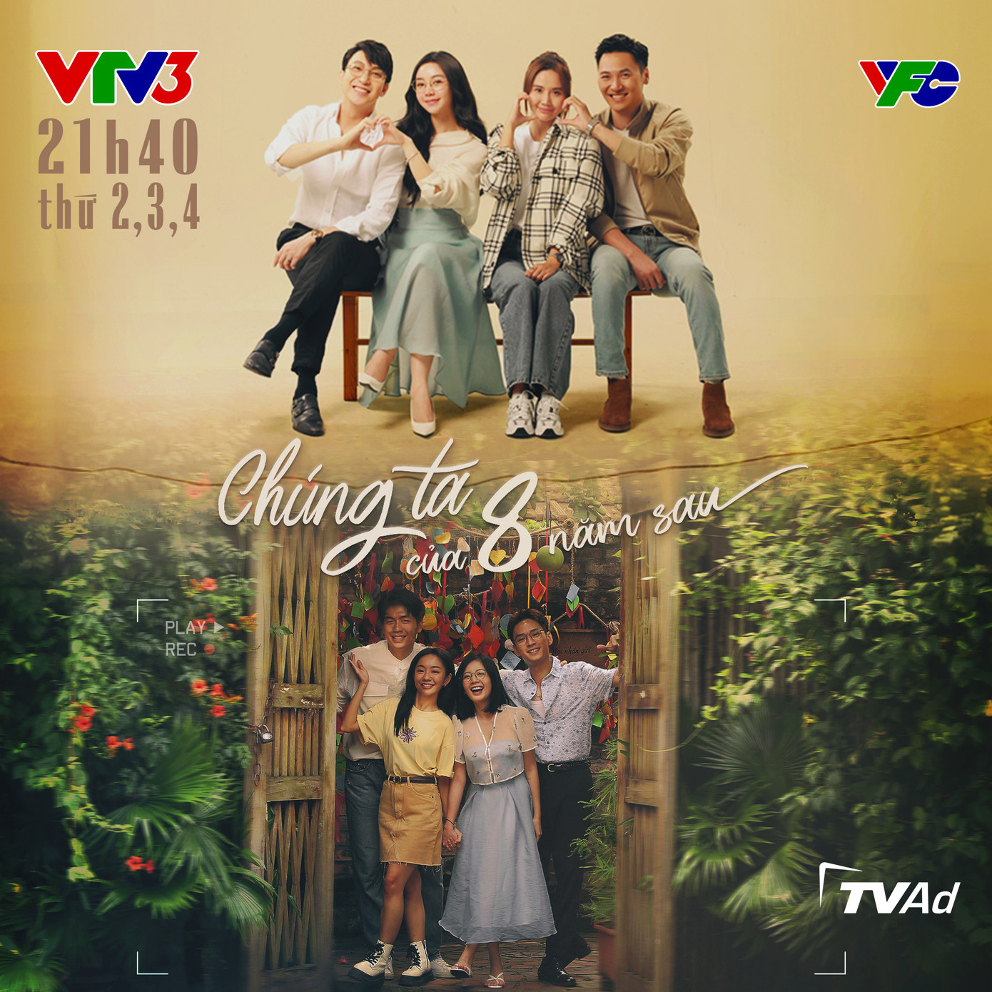 Chúng Ta Của 8 Năm Sau chia ra thành 2 phần. Chúng Ta Của 8 Năm Sau chia ra thành 2 phần.