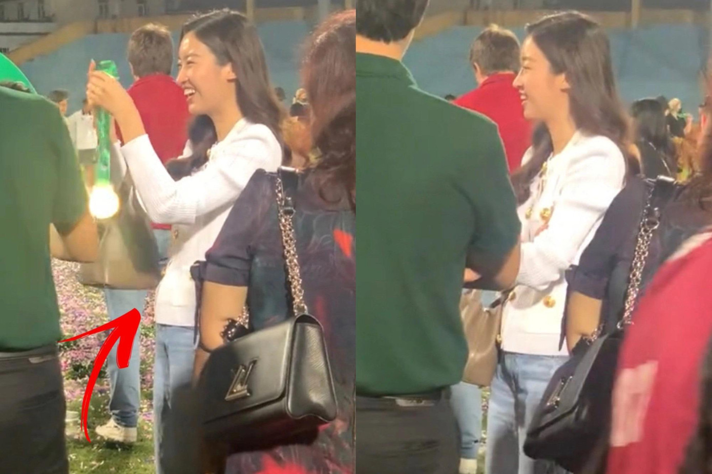 Cô có mặt trong nhiều sự kiện quan trọng của CLB Hà Nội mà chồng làm chủ tịch. Cô có mặt trong nhiều sự kiện quan trọng của CLB Hà Nội mà chồng làm chủ tịch.