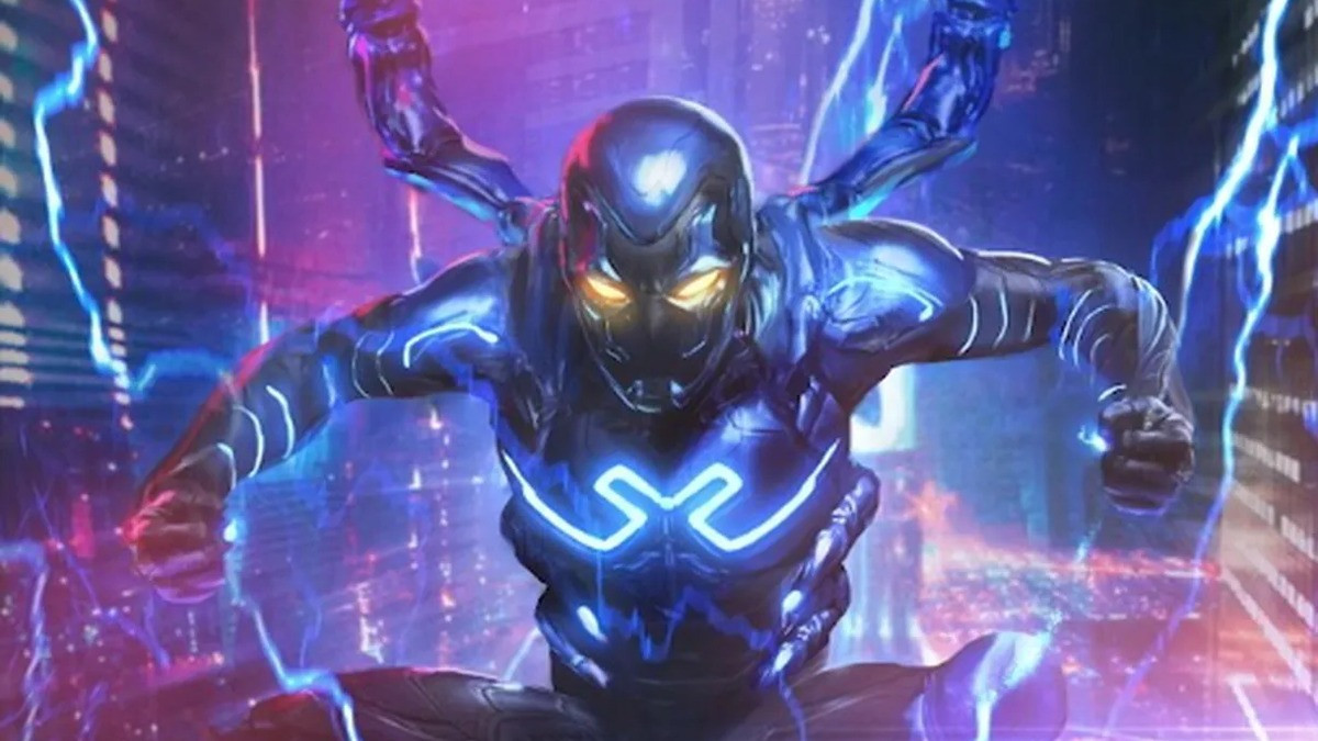 Bộ giáp Blue Beetle vô cùng tối tân. Bộ giáp Blue Beetle vô cùng tối tân.