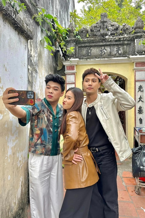 Ba diễn viên có dịp gặp lại nhau.