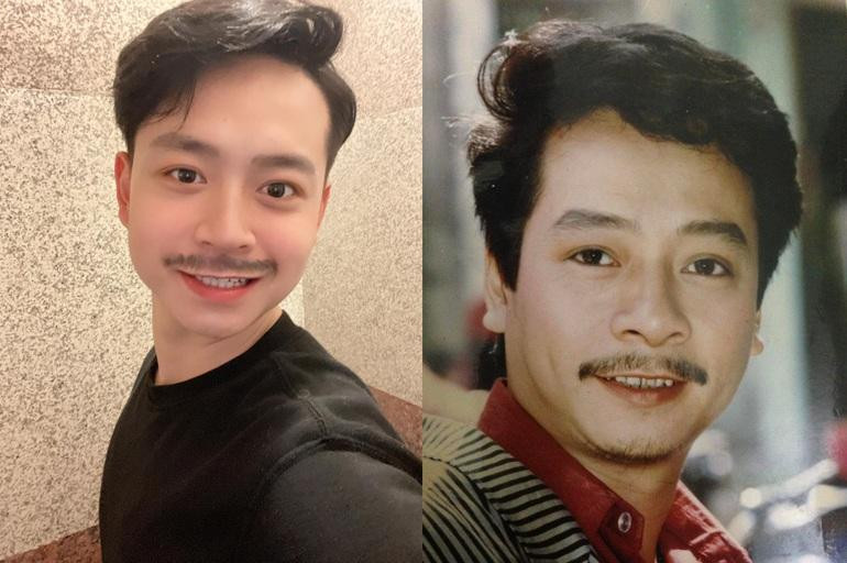 Hoàng Dương nhìn rất giống NSND Hoàng Dũng thời trẻ Hoàng Dương nhìn rất giống NSND Hoàng Dũng thời trẻ
