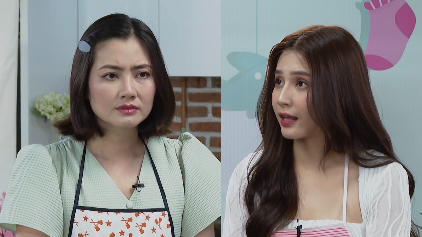 Ngọc Lan và Thiên An từng quay chung show truyền hình.