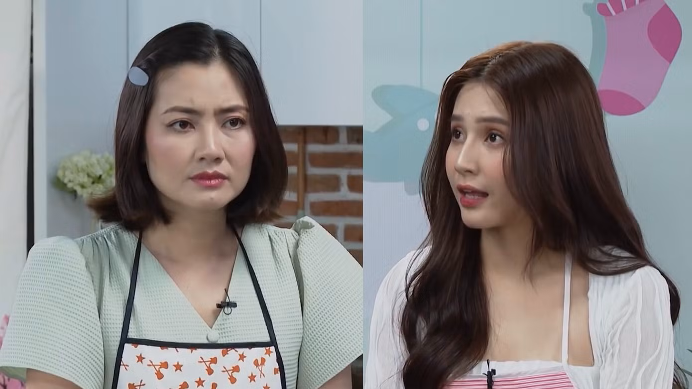 Ngọc Lan và Thiên An từng quay chung show truyền hình.