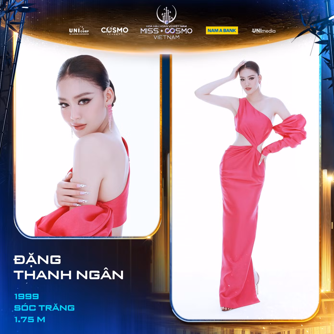 Thanh Ngân mới ghi danh tham gia Hoa hậu Hoàn vũ Việt Nam 2025.