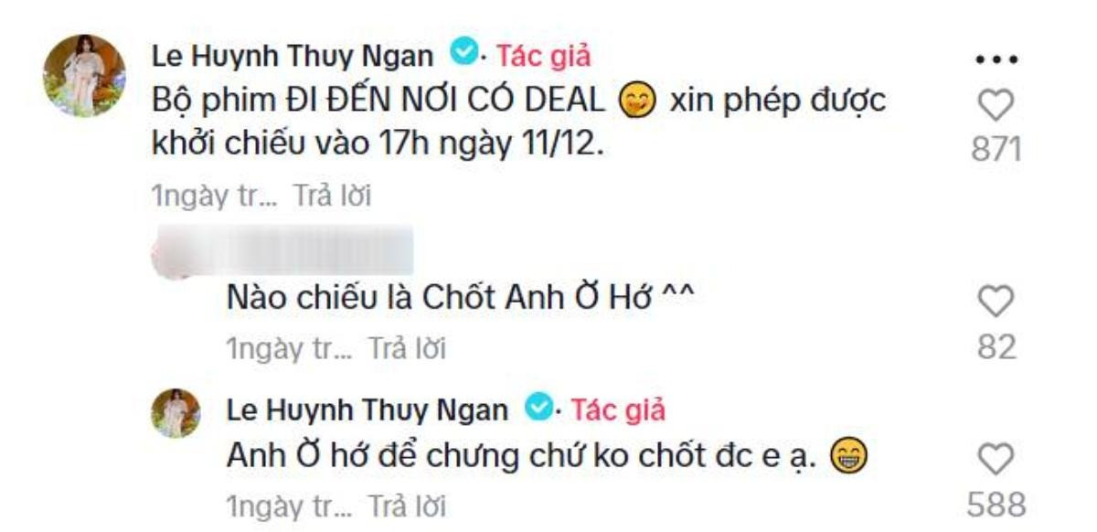 Thúy Ngân lại nói một câu làm khán giả hoang mang.