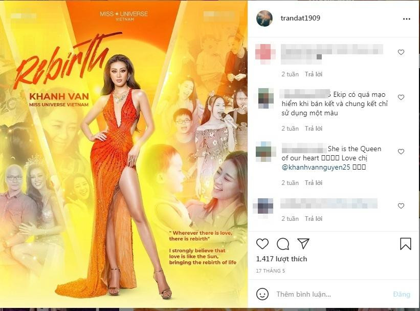 Một vài bình luận cho rằng Hoa hậu Khánh Vân mặc chưa nổi bật.