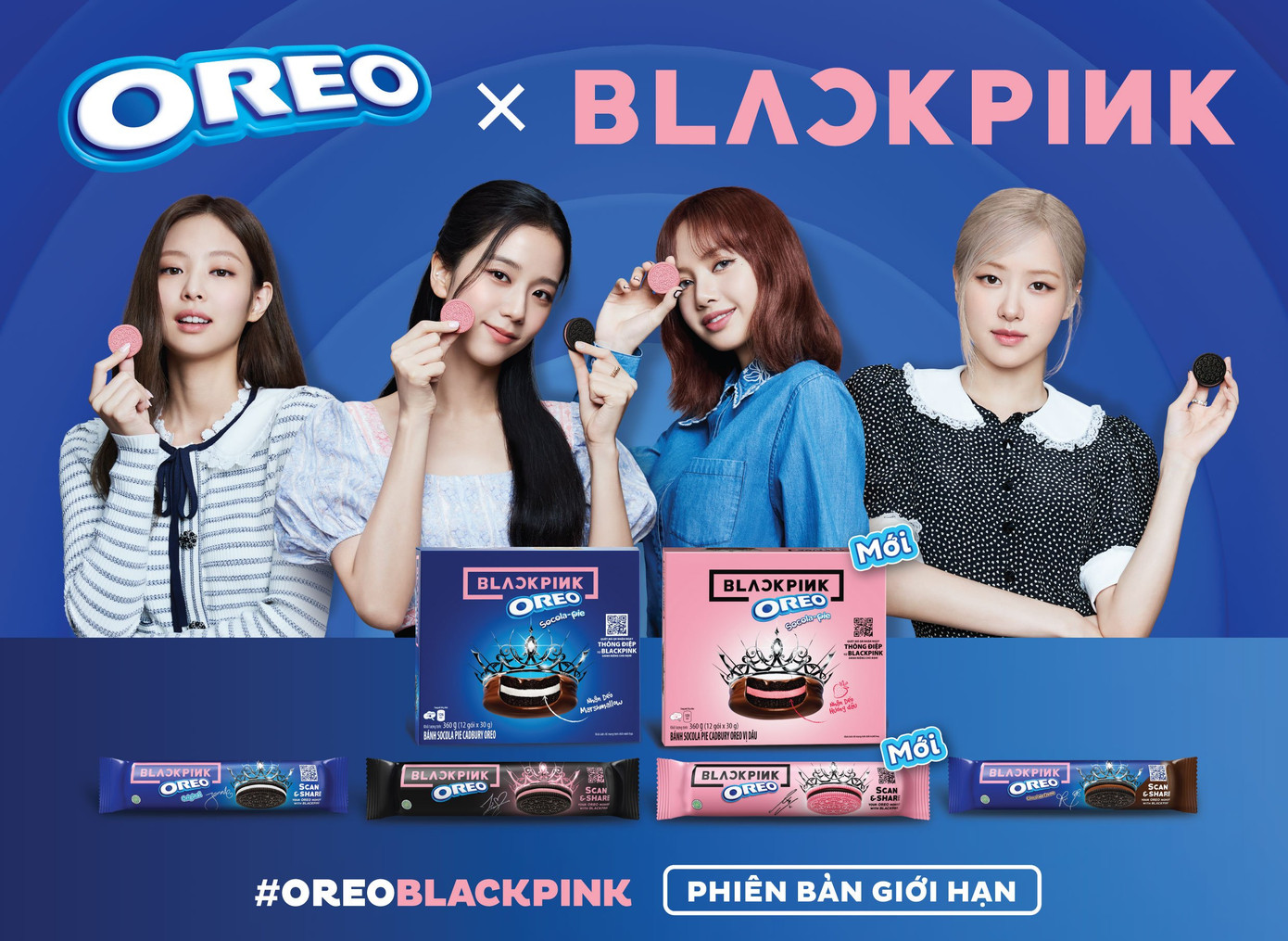 Bánh quy OREO x BLACKPINK đã chính thức có mặt tại Việt Nam