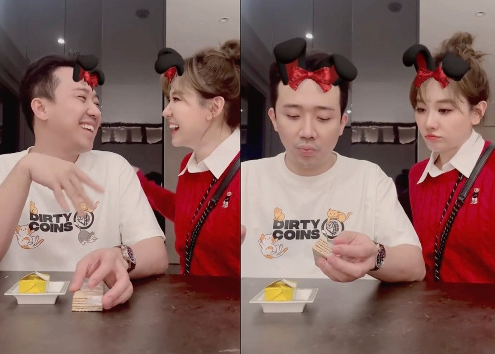 Hari Won cười tươi tắn trong loạt ảnh với Trấn Thành. Hari Won cười tươi tắn trong loạt ảnh với Trấn Thành.