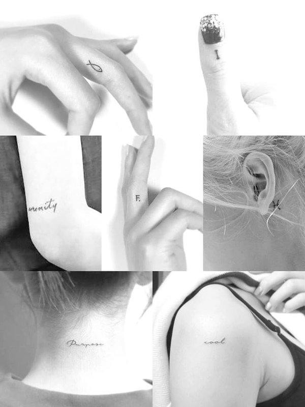 Taeyeon cũng có nhiều hình xăm nhỏ xinh. Taeyeon cũng có nhiều hình xăm nhỏ xinh.