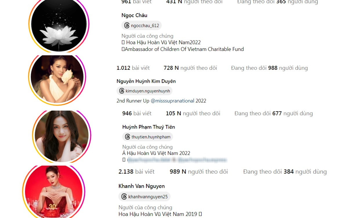 Nhiều nàng hậu đồng loạt gỡ bỏ danh hiệu Miss Universe Vietnam. Nhiều nàng hậu đồng loạt gỡ bỏ danh hiệu Miss Universe Vietnam.