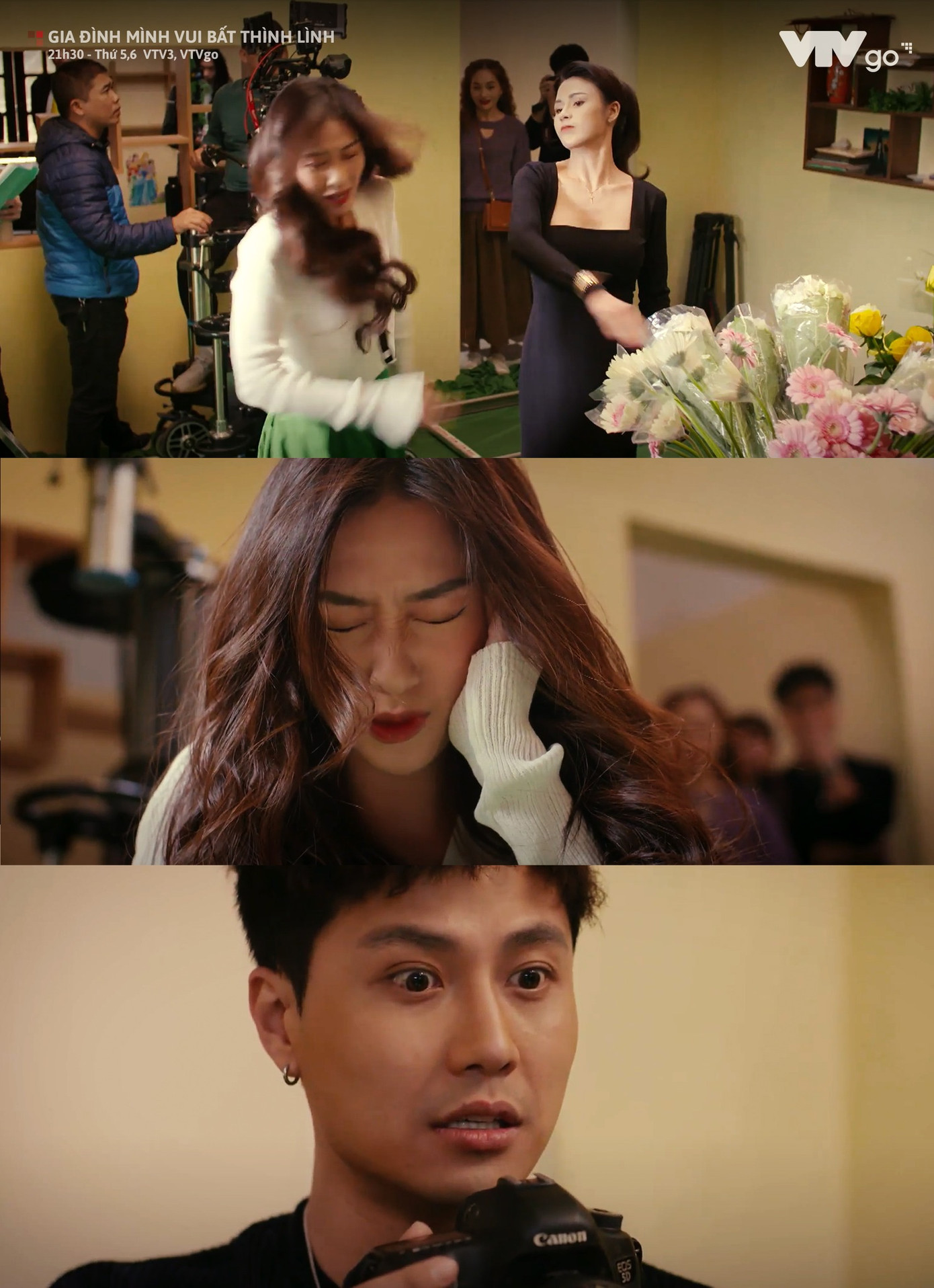 Ai ngờ Trâm Anh liên tục bị tát.