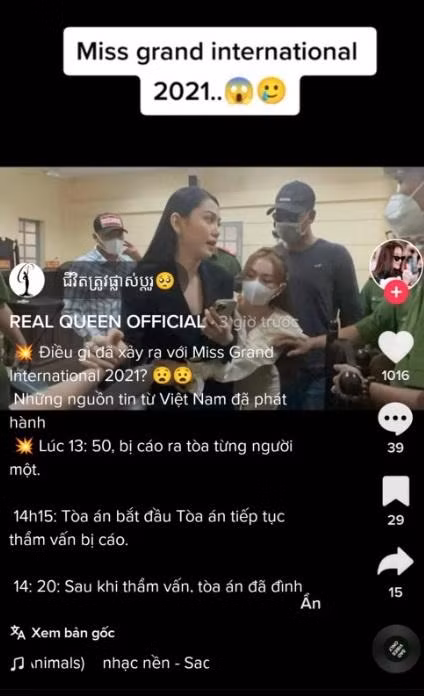 Một khán giả Campuchia đã tưởng đây là Hoa hậu Thùy Tiên