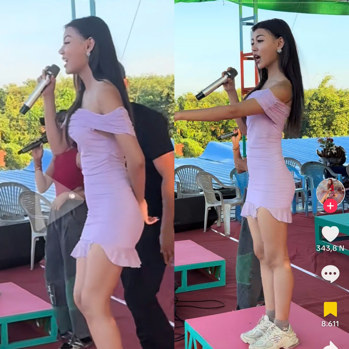 Cô còn đi hát ở những sự kiện nhỏ. Cô còn đi hát ở những sự kiện nhỏ.