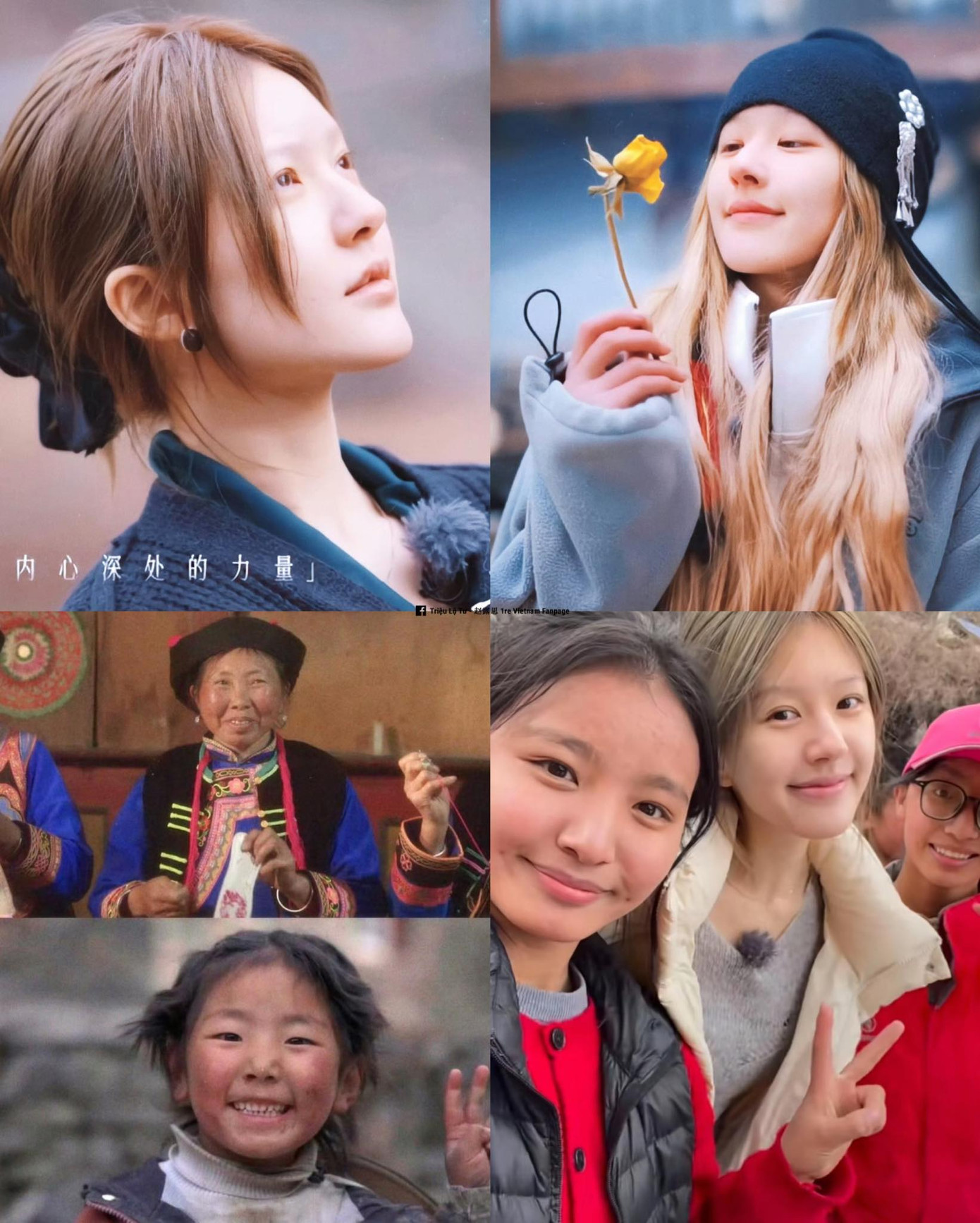 Triệu Lộ Tư để mặt mộc trong show mới quay. Triệu Lộ Tư để mặt mộc trong show mới quay.