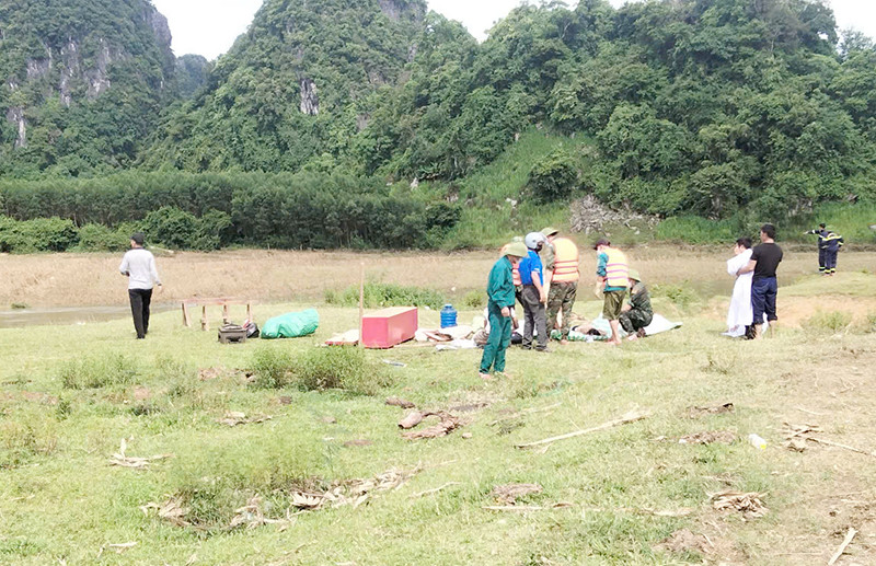 Thi thể nạn nhân được tìm thấy cách hiện trường vụ tai nạn chừng 1km.