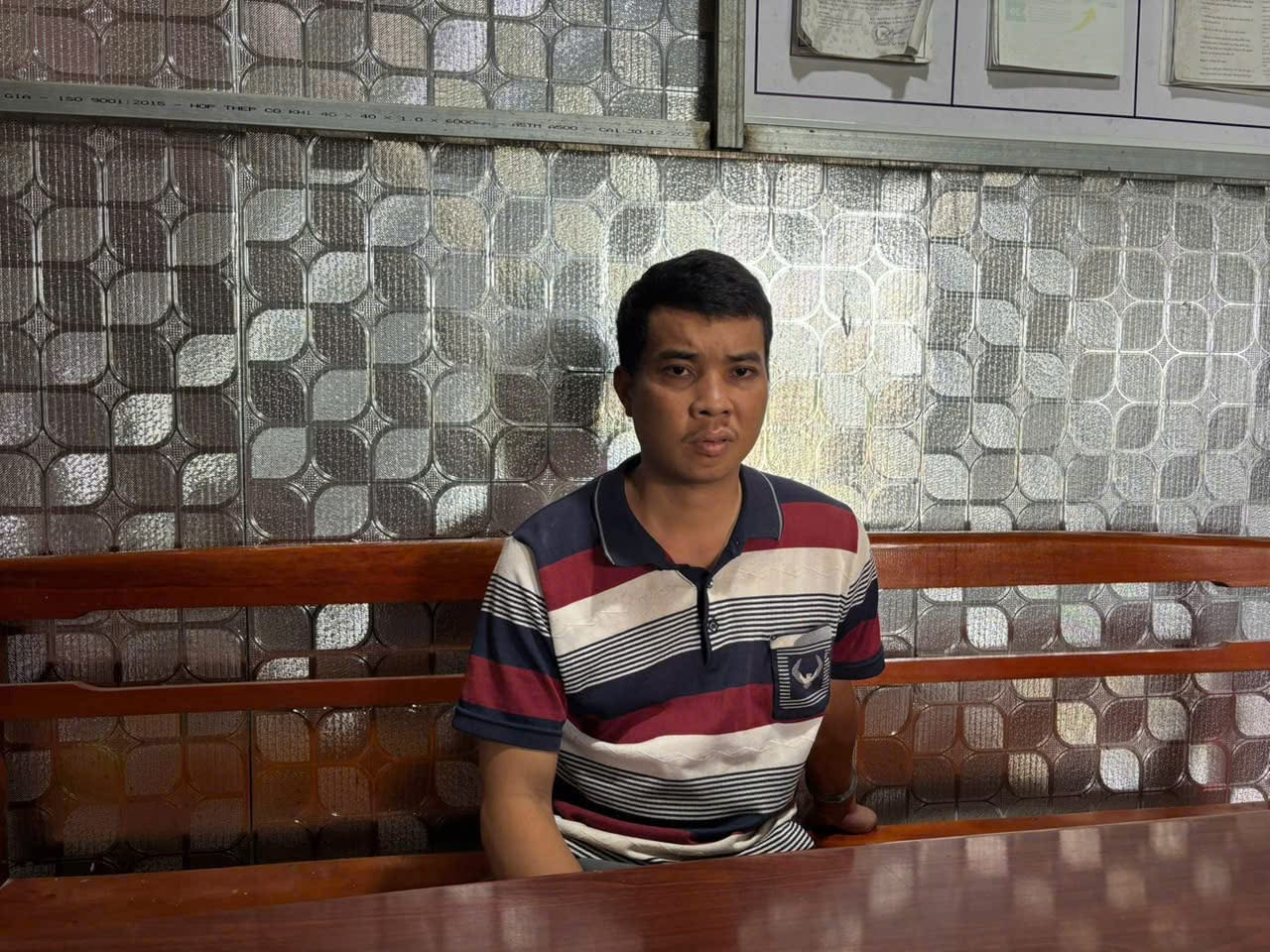 Đối tượng tại cơ quan Công an. Đối tượng tại cơ quan Công an.