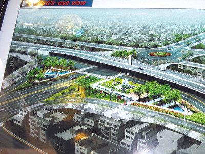 Phương án thiết kế cầu vượt tránh khu vực Đàn Xã Tắc về phía Nam nhận được sự đồng tình cao. ảnh: Tuấn minh. Phương án thiết kế cầu vượt tránh khu vực Đàn Xã Tắc về phía Nam nhận được sự đồng tình cao. ảnh: Tuấn minh