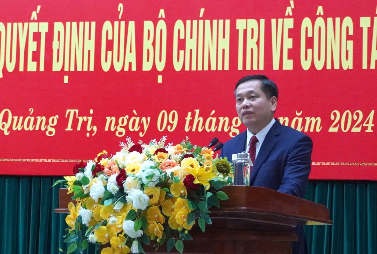 Tân Bí thư Tỉnh ủy Quảng Trị Nguyễn Long Hải.